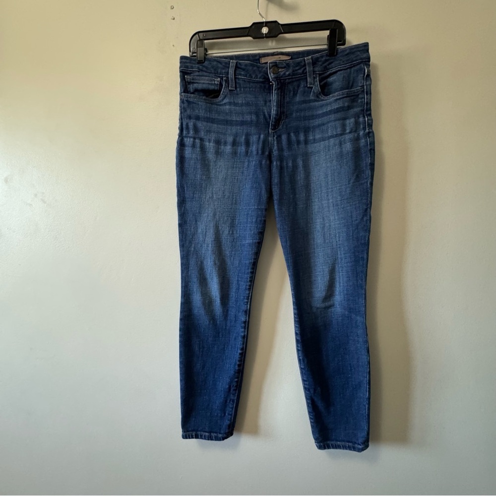 Joe's Jeans Mid Rise Deep Indigo Cropped Denim SZ 30